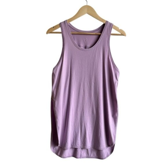 Lululemon Side Story Tank Size 4 Lilac Quartz Light Purple - Picture 2 of 6